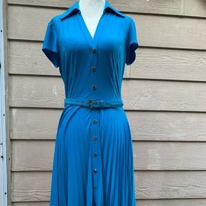 Cache retro blue dress size 4